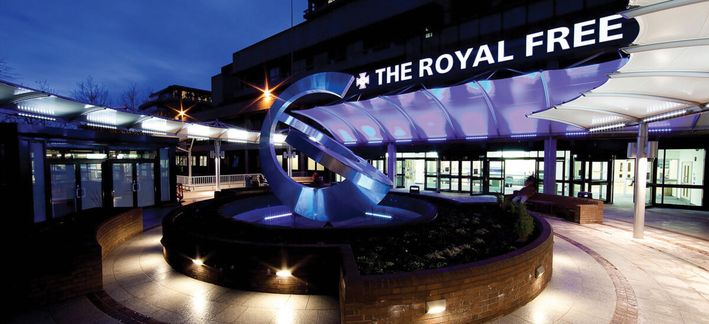 Ground Floor Entrance at Night